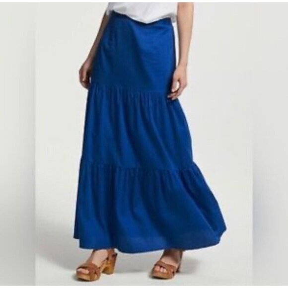 Boden Dresses & Skirts - Boden Thea Maxi Full Skirt Box Pleat Blue Women's US Size 2 NWT